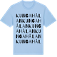 Blue Soul t-shirt med Kungahålan ordlek t-shirt
