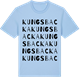 Blue Soul t-shirt med Kungsbacka ordlek t-shirt