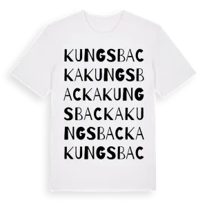 Kungsbacka ordlek t-shirt – ekologisk bomull t-shirt från Pinshirt