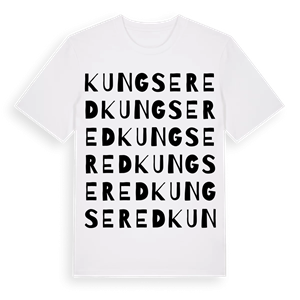 Kungsered ordlek t-shirt – ekologisk bomull t-shirt från Pinshirt
