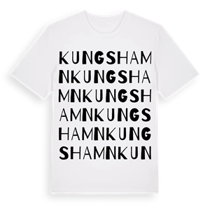 Kungshamn ordlek t-shirt – ekologisk bomull t-shirt från Pinshirt