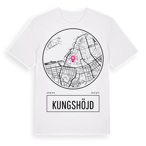Kungshöjd t-shirt – ekologisk bomull t-shirt från Pinshirt
