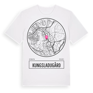 Kungsladugård t-shirt – ekologisk bomull t-shirt från Pinshirt
