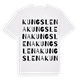 Kungslena ordlek t-shirt