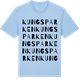 Blue Soul t-shirt med Kungsparken ordlek t-shirt
