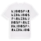 Kungsparken ordlek t-shirt