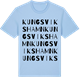 Blue Soul t-shirt med Kungsvikshamn ordlek t-shirt