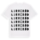 Kurveröd ordlek t-shirt