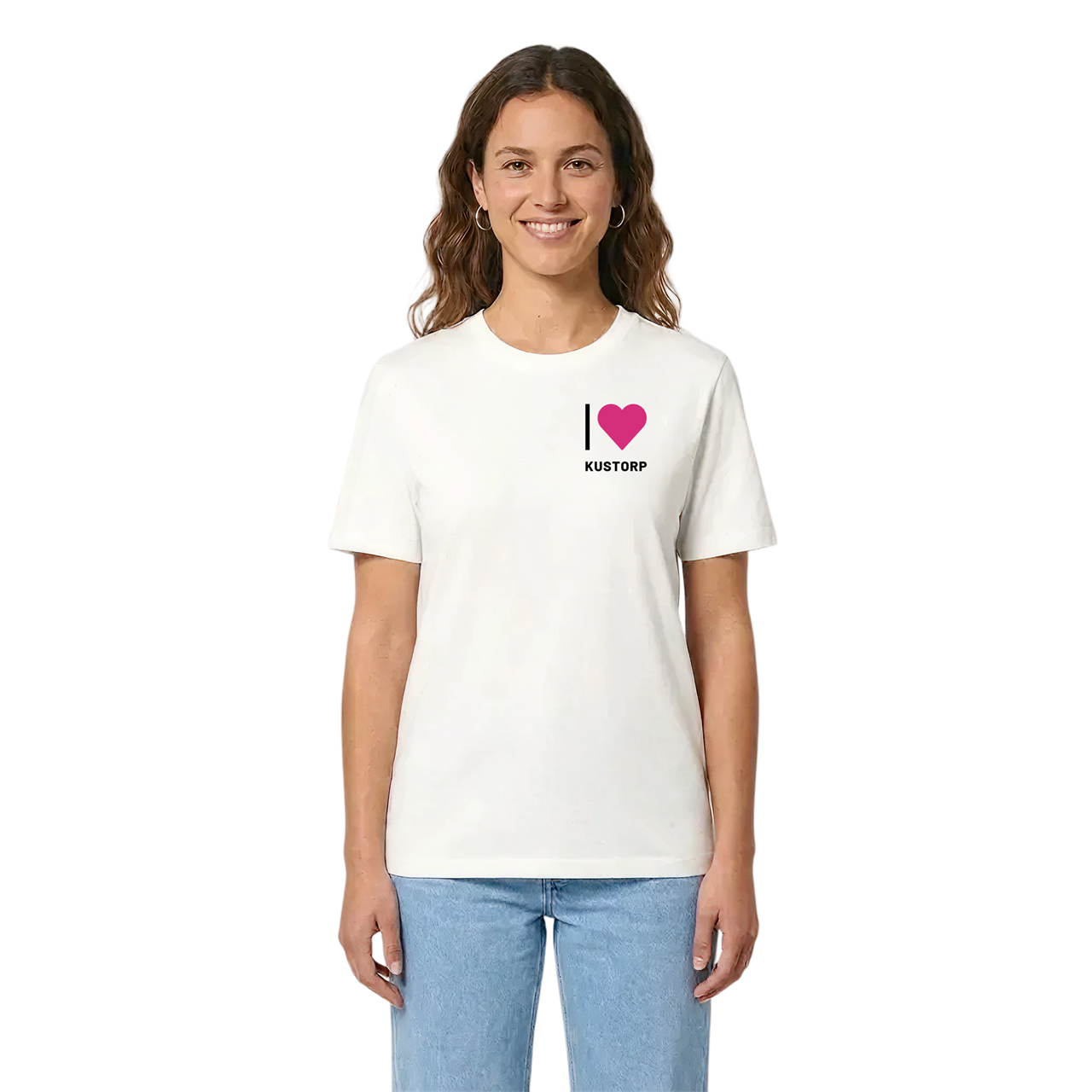 Jag älskar Kustorp t-shirt litet tryck i miljö