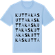 Blue Soul t-shirt med Kuttakas ordlek t-shirt