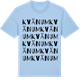 Blue Soul t-shirt med Kvänum ordlek t-shirt