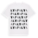Kvapa ordlek t-shirt