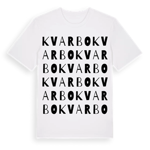 Kvarbo ordlek t-shirt – ekologisk bomull t-shirt från Pinshirt
