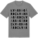 Mid Heather Gray t-shirt med Kvarnagärde ordlek t-shirt