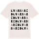 Vintage White t-shirt med Kvarnared ordlek t-shirt