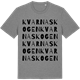 Mid Heather Gray t-shirt med Kvarnaskogen ordlek t-shirt