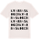 Vintage White t-shirt med Kvarnaskogen ordlek t-shirt