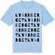 Blue Soul t-shirt med Kvarnberget ordlek t-shirt