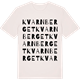 Vintage White t-shirt med Kvarnberget ordlek t-shirt