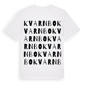 Kvarnbo ordlek t-shirt – ekologisk bomull t-shirt från Pinshirt