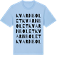 Blue Soul t-shirt med Kvarnbolet ordlek t-shirt