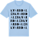 Blue Soul t-shirt med Kvarndalen ordlek t-shirt