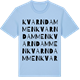 Blue Soul t-shirt med Kvarndammen ordlek t-shirt