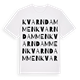 Kvarndammen ordlek t-shirt