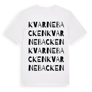 Kvarnebacken ordlek t-shirt – ekologisk bomull t-shirt från Pinshirt