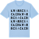 Blue Soul t-shirt med Kvarnebacken ordlek t-shirt