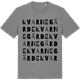 Mid Heather Gray t-shirt med Kvarnegärde ordlek t-shirt