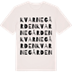 Vintage White t-shirt med Kvarnegården ordlek t-shirt