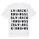 Kvarnegårdsmossen ordlek t-shirt
