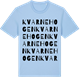 Blue Soul t-shirt med Kvarnehogen ordlek t-shirt