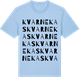 Blue Soul t-shirt med Kvarnekas ordlek t-shirt
