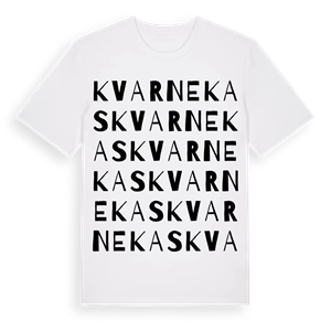 Kvarnekas ordlek t-shirt – ekologisk bomull t-shirt från Pinshirt