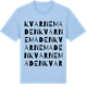 Blue Soul t-shirt med Kvarnemaden ordlek t-shirt