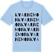 Blue Soul t-shirt med Kvarnemon ordlek t-shirt