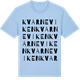 Blue Soul t-shirt med Kvarneviken ordlek t-shirt