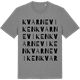 Mid Heather Gray t-shirt med Kvarneviken ordlek t-shirt
