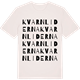 Vintage White t-shirt med Kvarnliderna ordlek t-shirt