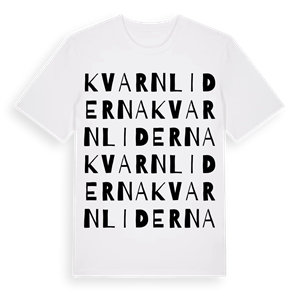Kvarnliderna ordlek t-shirt – ekologisk bomull t-shirt från Pinshirt