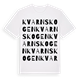 Kvarnskogen ordlek t-shirt