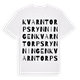 Kvarntorpsrynningen ordlek t-shirt