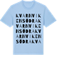 Blue Soul t-shirt med Kvarnviken Södra ordlek t-shirt