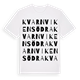 Kvarnviken Södra ordlek t-shirt