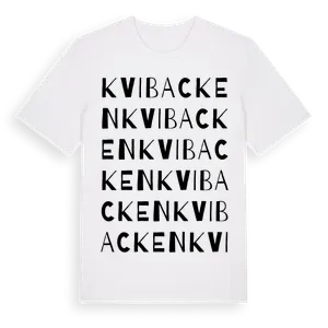 Kvibacken ordlek t-shirt – ekologisk bomull t-shirt från Pinshirt