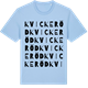 Blue Soul t-shirt med Kvickeröd ordlek t-shirt