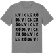Mid Heather Gray t-shirt med Kvickeröd ordlek t-shirt
