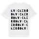 Kvickeröd ordlek t-shirt